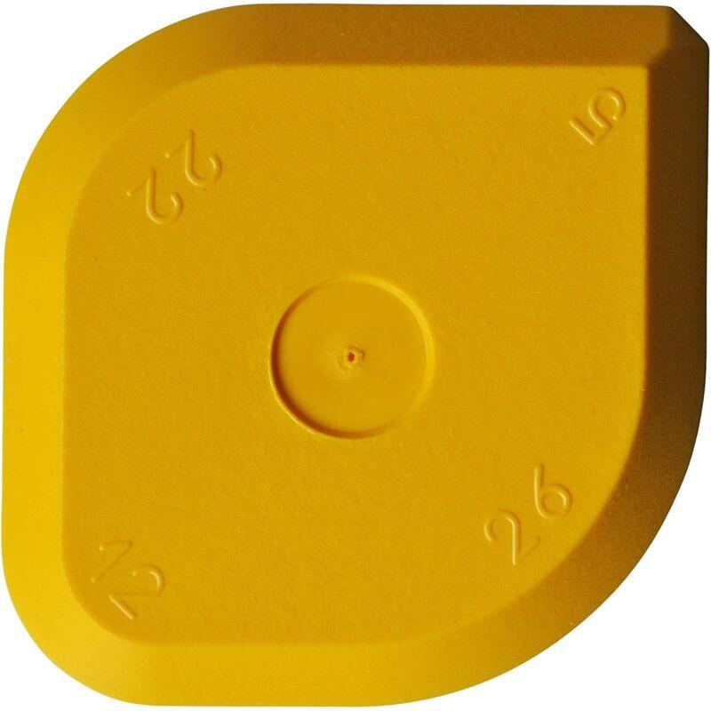 Fugset5G Professional Silicone Acrylic Spatula Smoother, Perfect Joint Remover, Pack Of 5, 1 X 5 Pieces Yellow.