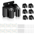 6 Pieces Mop Holder, Wall Mounted Mop Hanger, Mop Holders For Bathroom, Kitchen, Garden, Garage, Office