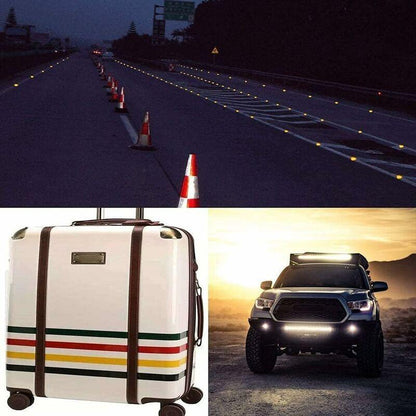 Reflective Tape - 5Cm Ã 3 Meters Self-Adhesive Reflective Tape, High Visibility Self-Adhesive Sticker For Vehicles Cars.