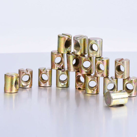 20 pcs M6 Slotted Nuts For Furniture Chairs Beds Cribs