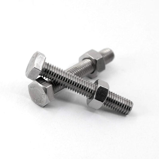 M8 X 50Mm 10 pcs 304 Stainless Steel Hexagon Socket Head Cap Bolts Outside Corner Hexagon Screw,Hex Bolts And Nuts Set.