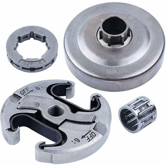325"-7T Clutch Drum Clutch Assy Sprocket Rim Needle Bearing Kit For Husqvarna 340 345 346Xp 350 351 353 445 450 E.