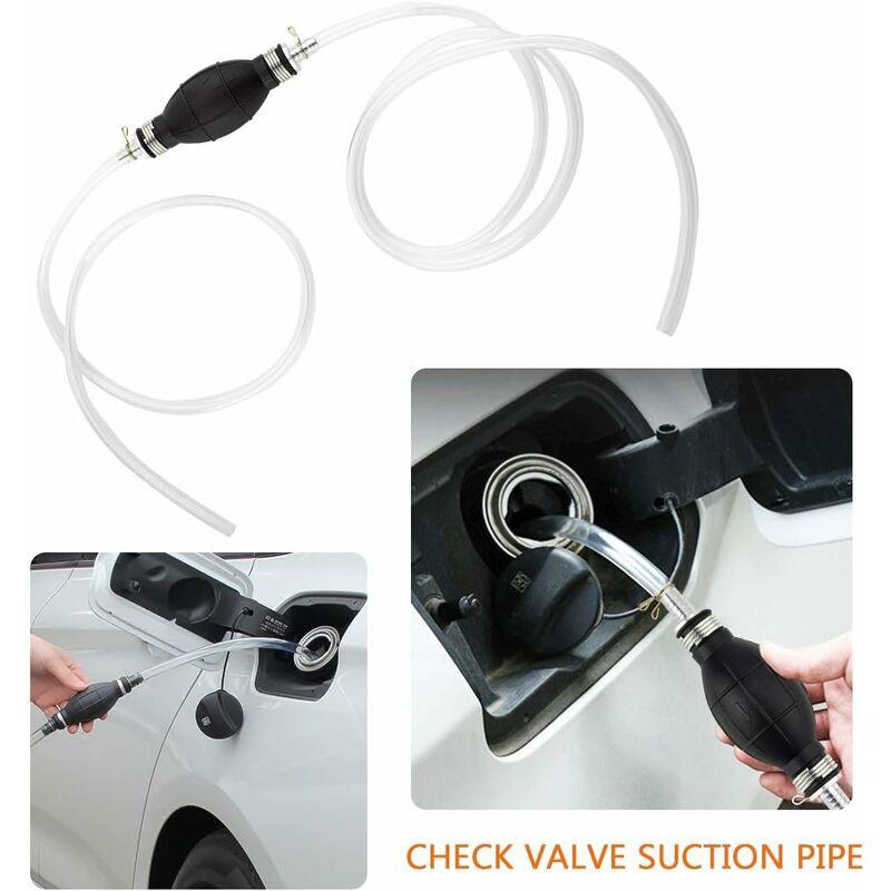 Liquid Water Transfer Pump, Portable Car Fuel Transfer Siphon Hand Pump For Waterworks Liquid Fuel Diesel Gasoline.