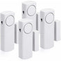Door And Window Alarm - Pack Of 4 Wireless Intruder Alarms - Home Security Against Burglary - Magnetic Operation - 90 Db.