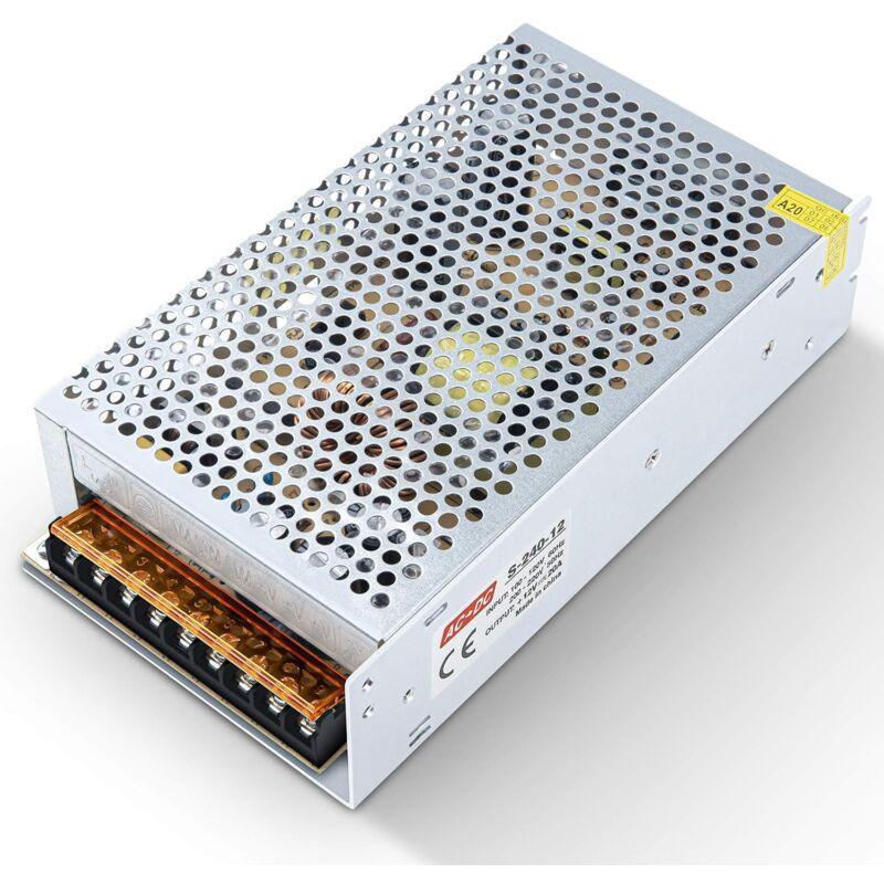 Switching Power Supply 12V 20A LED Transformer 240W Switching Power Supply Ac 110V / 240V Dc 12V Switching Converter.