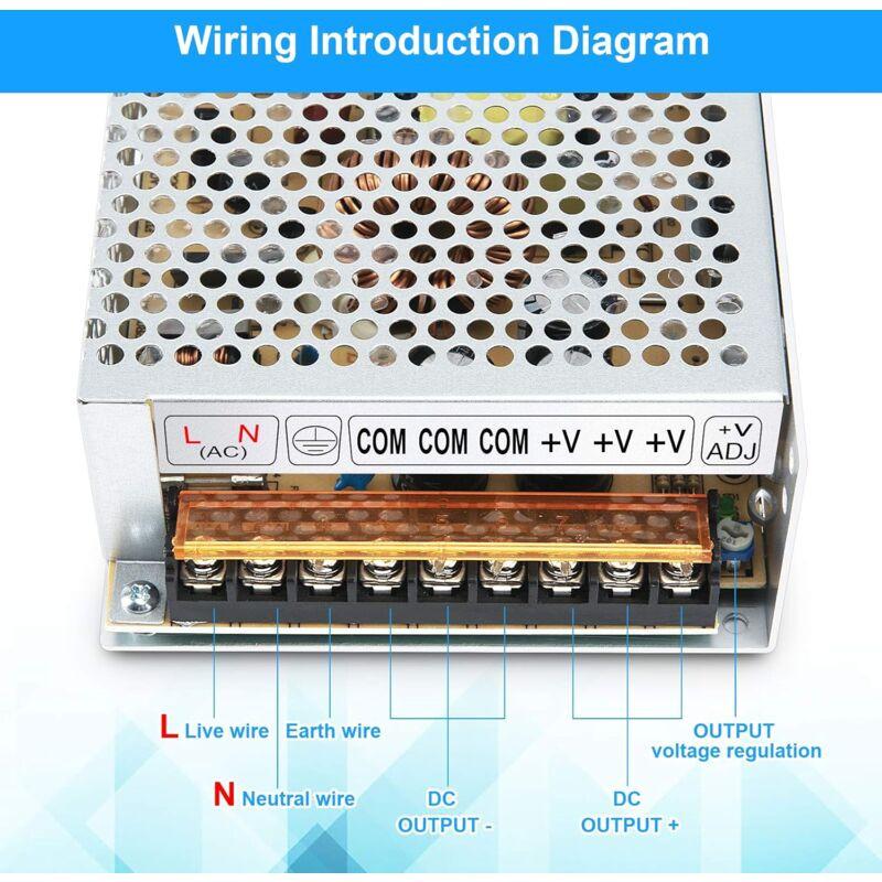 Switching Power Supply 12V 20A LED Transformer 240W Switching Power Supply Ac 110V / 240V Dc 12V Switching Converter.