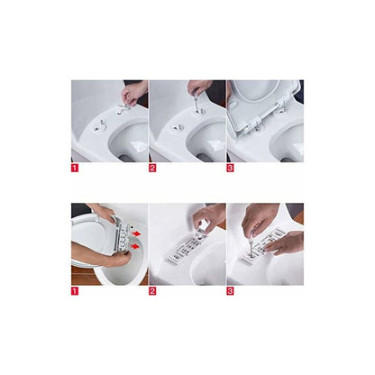Toilet Seat Fixing,2 pcs Toilet Seat Screws Expanding Rubber Nuts Universal Toilet Seat Fittings Toilet Lid Cover