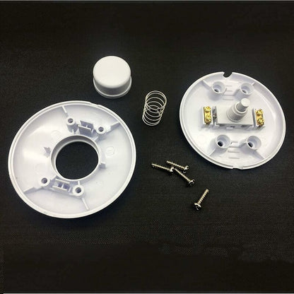 1 pcs ROund Foot Switch White Foot Control Switch For Floor Lamp And Table Lamp