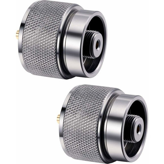 Parts Camping Stove Adapter 1 Lb Propane Small Tank Inlet Outlet Outdoor Cylinder Lpg Canister Adapter.