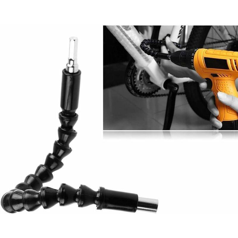 Flexible Cardan Bit Holder Extension For Screwdriver, Drill, Ideal For Mechanical Work Or General Maintenance, 290 Mm,.