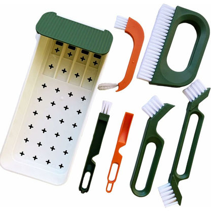 5 In 1 Grout Brush Set, Cleaning Brush For Bathroom And Kitchen, Scrub Tile Grouts, Nooks And Corners, Bottle Brush