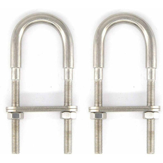 M6X90 304 Stainless Steel U Bolt (2 pcs).