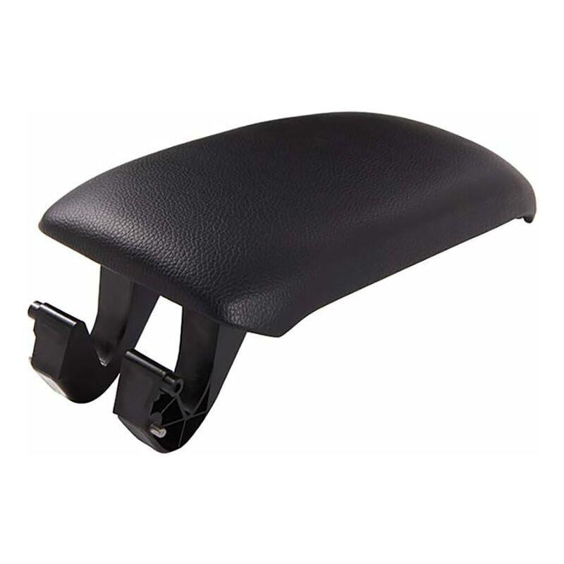 Center Armrest Lid With Base Plate, For A3 8P / A5 2003-2013, Black Leather, Oe: 8P0864245P.
