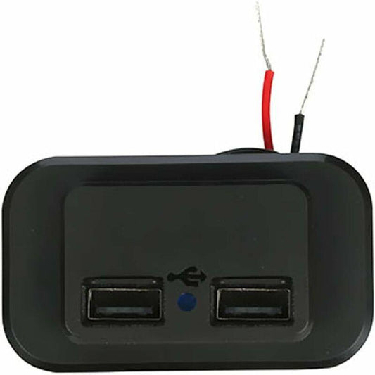 Dual Usb Car Charger Socket 12V 24V 3.1A For Motorcycle Rv Truck Atv Boat Car Camper Usb C Extension Cable Universal.