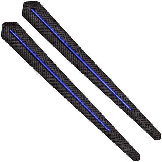 2 pcs Car Bumper Protector Strips, Universal Car Sticker Bumper Protection Front Rear Edge Anti-Collision Strip.