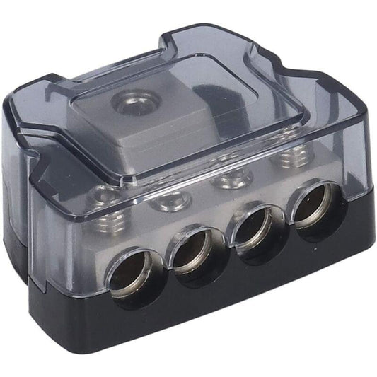 4 Way Power Distribution Block Fuse Holder Amp Fuse Distribution Block Car Audio Splitter.
