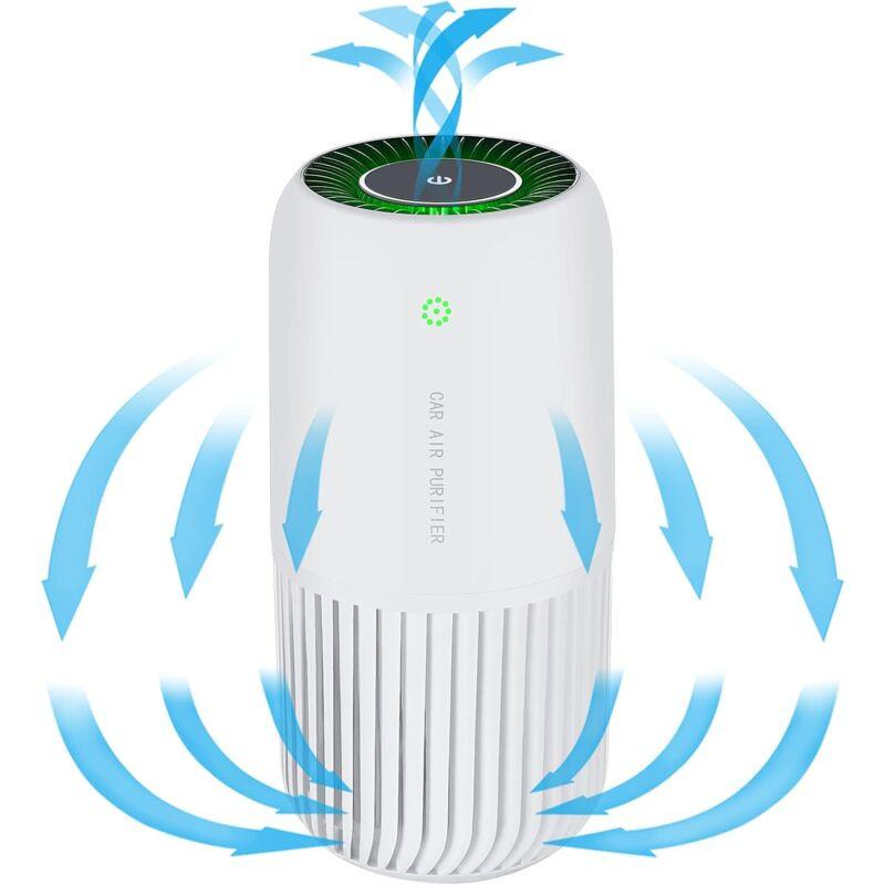 Air Purifier With True Hepa Filter With Uv-C Light, Mini Air Purifier Removes 99.97% Of Smoke Allergens Dust, Air.