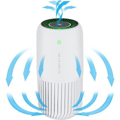 Air Purifier With True Hepa Filter With Uv-C Light, Mini Air Purifier Removes 99.97% Of Smoke Allergens Dust, Air.
