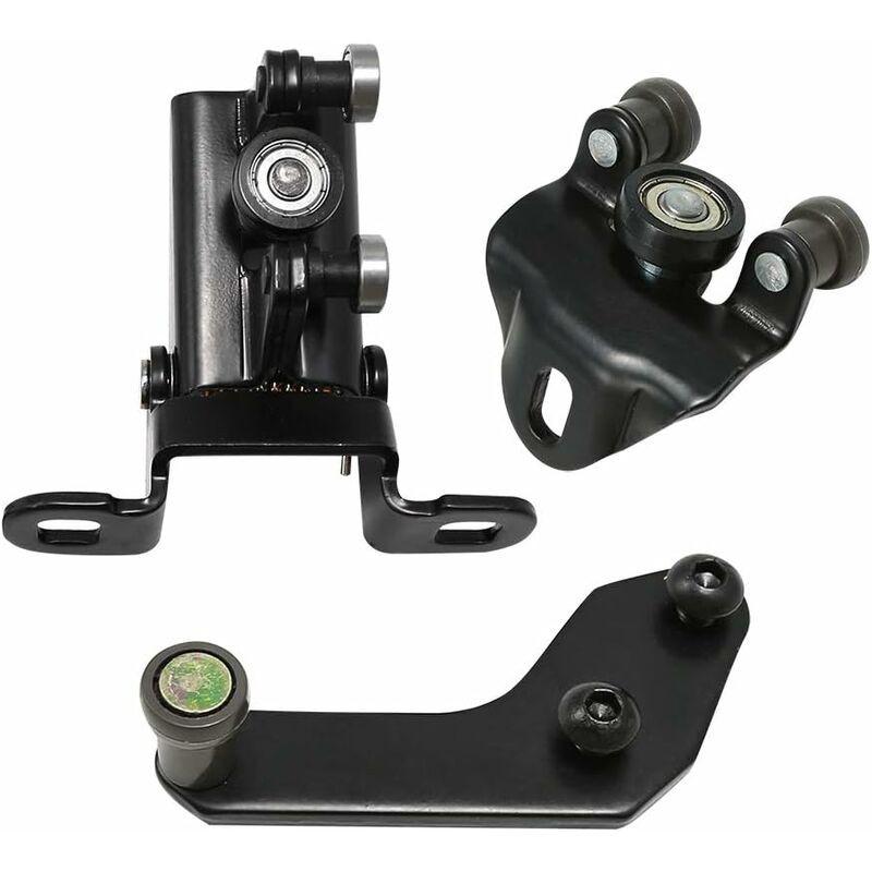 3 pcs Set Left Sliding Door Guide ROllers For Transit Mk6 Mk7 Left 1667675 (Top + Middle + Bottom).
