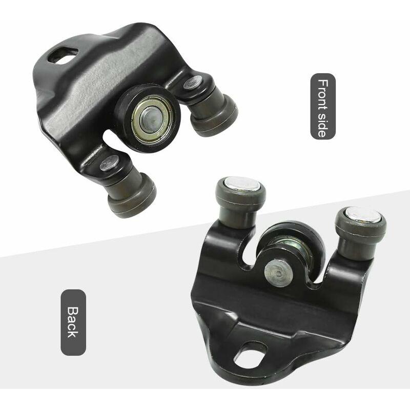 3 pcs Set Left Sliding Door Guide ROllers For Transit Mk6 Mk7 Left 1667675 (Top + Middle + Bottom).