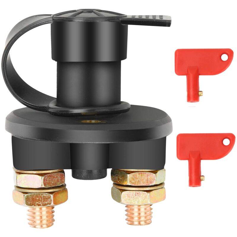 Isolator Switch 12V/24V Battery Isolator Disconnect Max 200A For Car, Truck, Boat, Vehicles Power Cut Off Kill Switch.