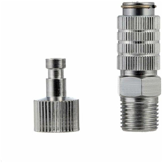Airbrush Quick Release Adapter Airbrush Quick Disconnect Coupler Connection Adapter Air Brush Fitting Bsp 1/8 Inch.