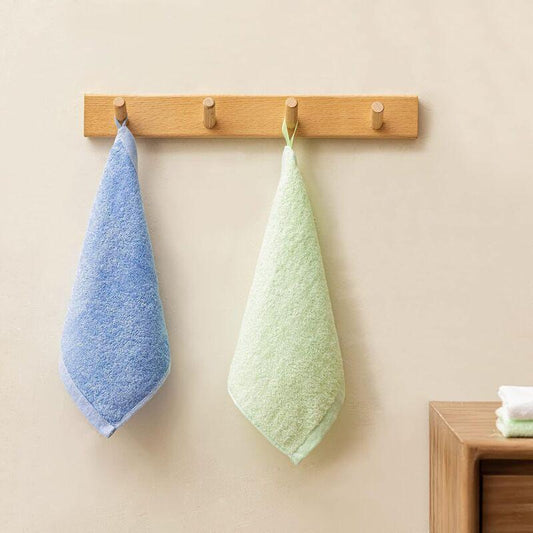 10 Pieces Baby Towels Hand Towels Bamboo Fiber Facial Wipes 25 Cm Kids Towels Multicolor Bath Towels Kitchen Towels.