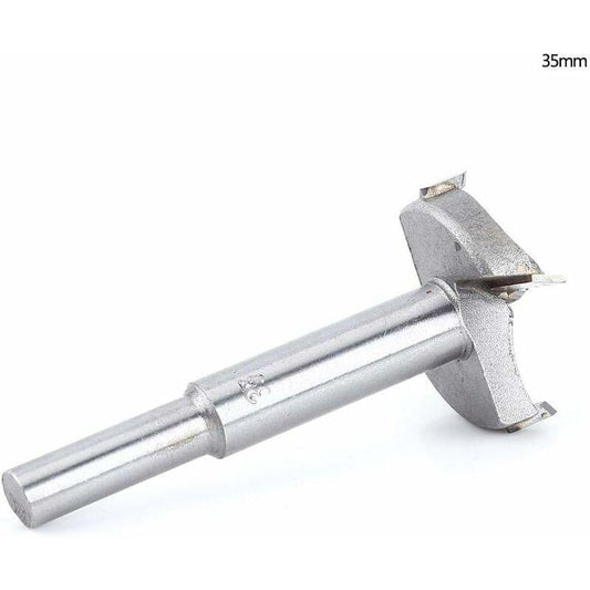 Forstner Wood Drill Bit Cemented Carbide Forstner Bits Flat Hole Saw Drilling Tool (35Mm).