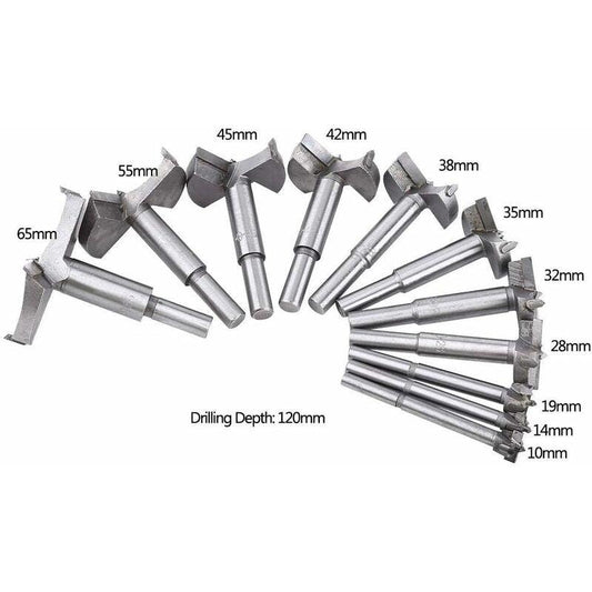 Forstner Wood Drill Bit Cemented Carbide Forstner Bits Flat Hole Saw Drilling Tool (35Mm).