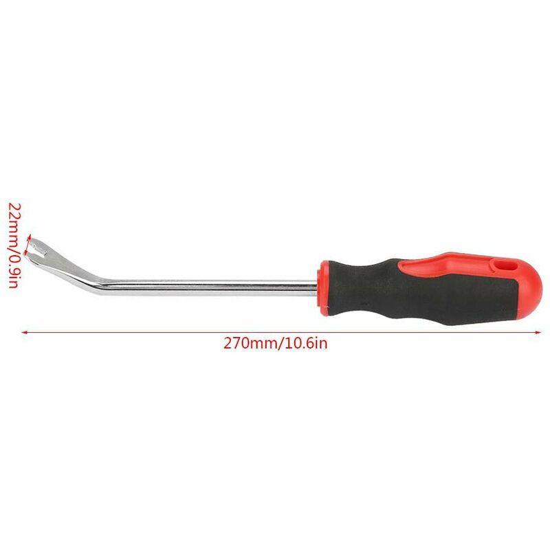 Steel Crowbar, Rivet Demolition Tool For Car Door Repair Buckle Trim Screwdriver Removal.