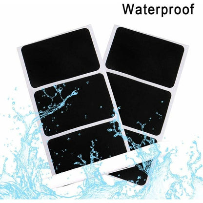 150 pcs Reusable Kitchen Organizer Labels Stickers Kit With Liquid Chalk Markers, Removable Blackboard Labels For