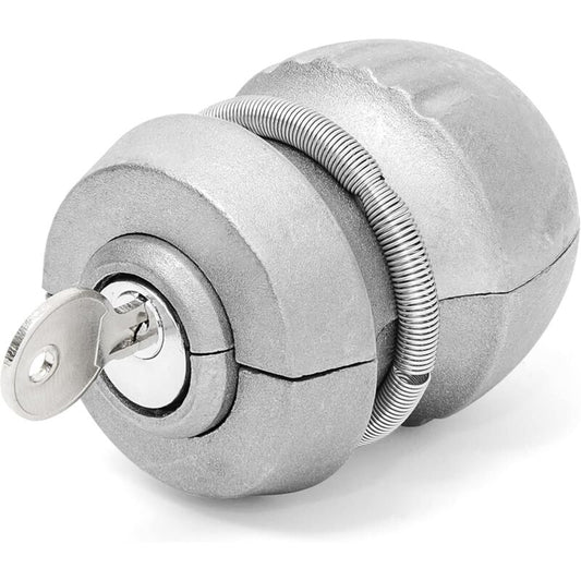 1 Zinc Alloy Trailer Hitch Hook Ball Coupling Anti-Theft Device Trailer Accessories Caravan Lock Bolt 50Mm.
