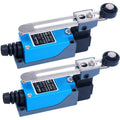 2 pcs Me-8108 Momentary Limit Switch, Adjustable ROtary Lever Switch Nc-No For Machinery And Other Electronic Equipment.