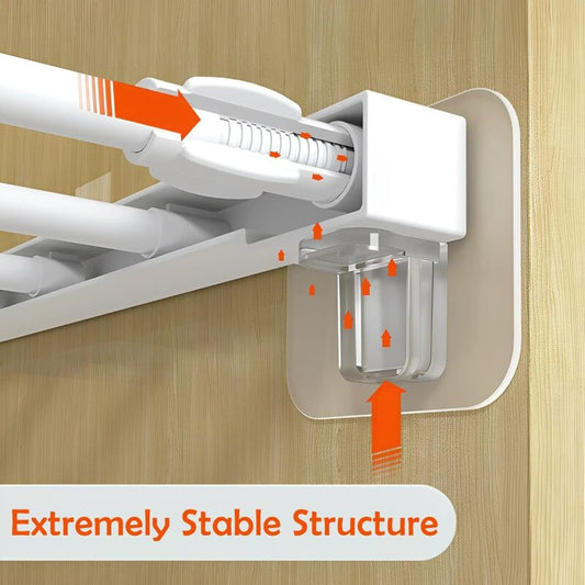 20 pcs Punch-Free Adhesive Wall Brackets - Fixed Wall Mount - Triangle Support Boards