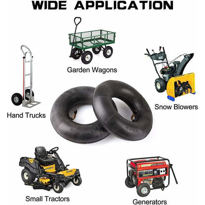 2 pcs 4.10/3.50-4 Inch Inner Tube Tire For Hand Truck, Trolley, Hand Cart, Garden Cart, Lawn Mower, Replacement Tube