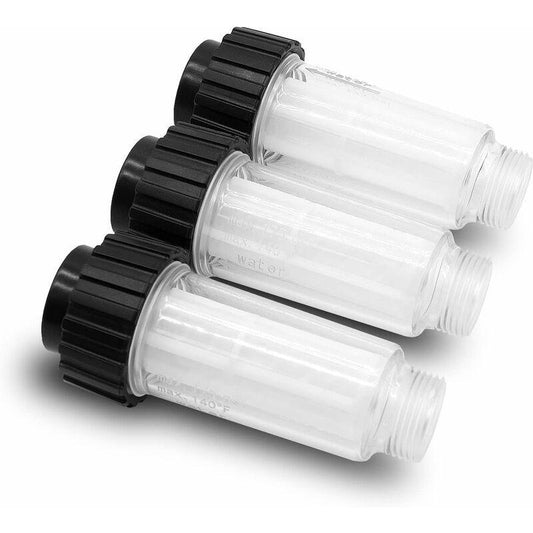 Water Filter With Filter Insert For Pressure Washers 4.730-059.0 - 3/4" Fitting For K2 To K7 - 3 Pack.