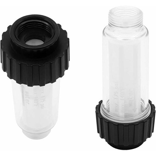 Water Filter With Filter Insert For Pressure Washers 4.730-059.0 - 3/4" Fitting For K2 To K7 - 3 Pack.
