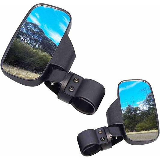 Motorcycle Rearview Mirror Knobs 50Mm 44Mm Universal With Bracket 2 pcs Replacement For Utv Rzr 900 Xp 1000 Turbo.