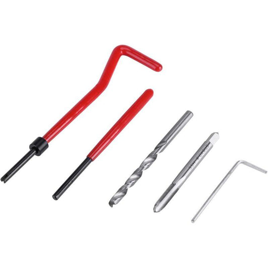 30 pcs M5/M6/M8 Thread Repair Insert Kit Hand Tool Set Compatible For Engine And Other Automotive Repair[M8].