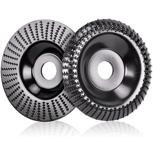 2 Pieces Wood Discs For Angle Grinder Ã 125 Mm X 22.2 Mm, Fast Cutting Wood Grinder And Sanding Discs For Angle.