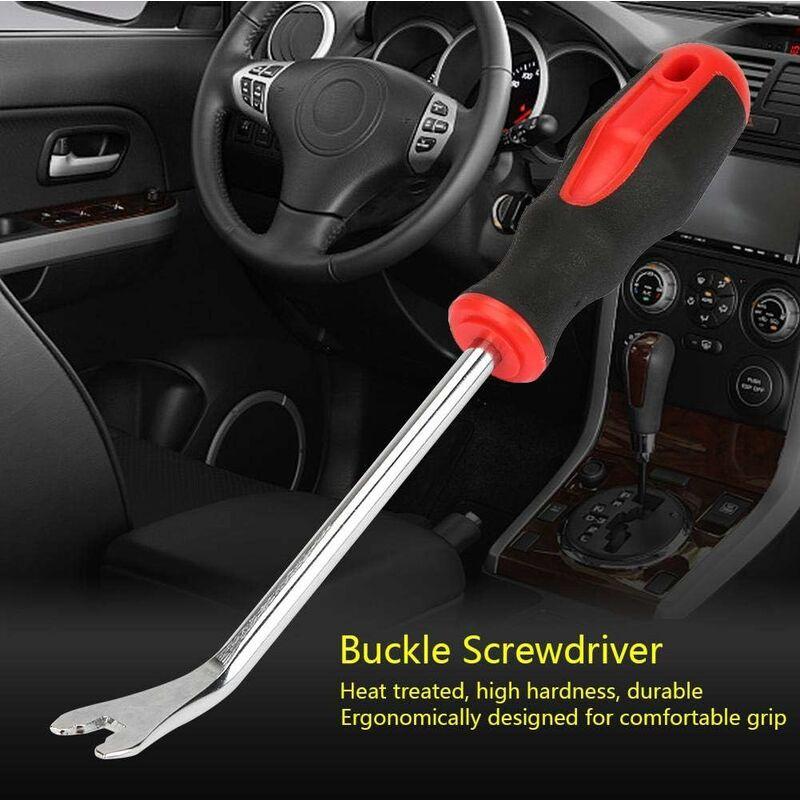 Buckle Screwdriver Removal Pliers Chrome Vanadium Alloy Steel Crowbar Repair Tool.