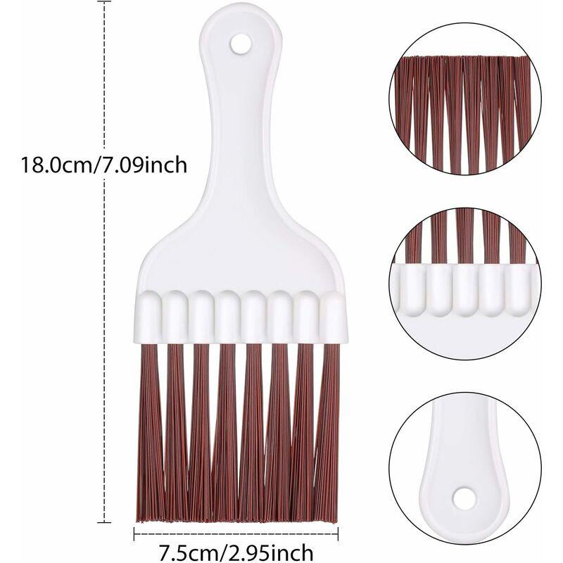 3 pcs Air Conditioner Condenser Cleaning Brush, Stainless Steel Air Conditioner Fin Cleaner, Refrigerator Coil Cleaning.
