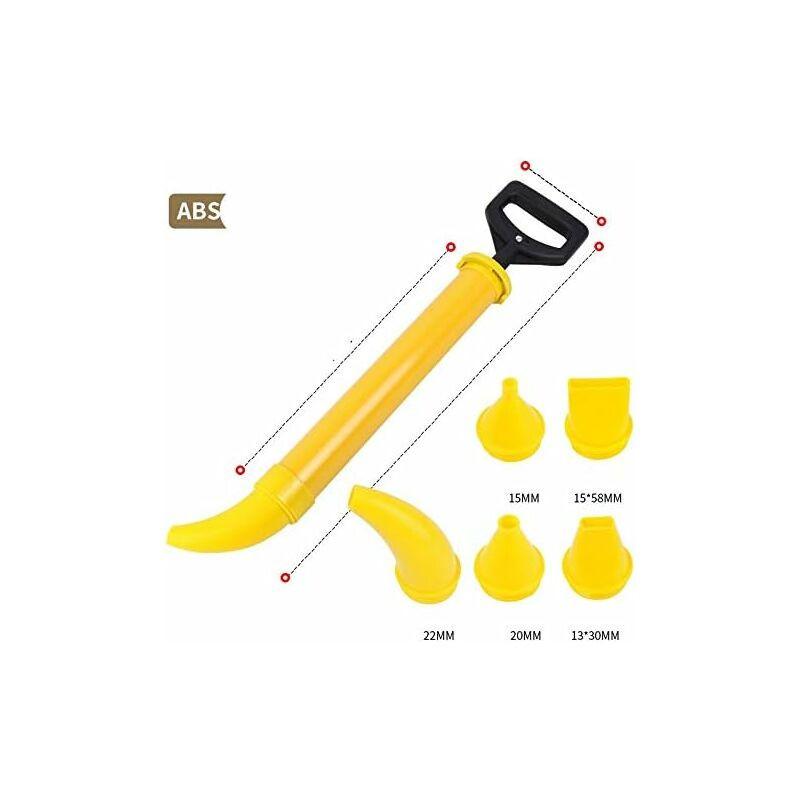 Mortar Gun, Cement Sprayer Cement Caulking Gun Cement Grout Gun Mortar Sprayer With 5 Nozzles For Lime Patio Paving.