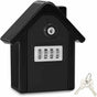 Wall Mounted Key Safe Box With Digital Code & Emergency Keys, Large Key Safe Box Xl Size Outdoor Key Safe For Home,.