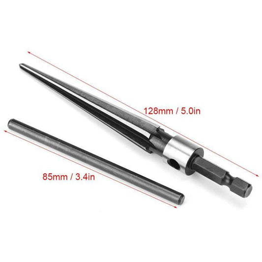 Hand Reamer, Bridge Pin Hole T-Shaped Tapered Hexagonal Handle Drilling Tool.