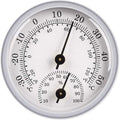 Hygrometer Thermometer, Humidity Sensor Monitor Detector Measurements, Analog Thermometer Used Indoor/Outdoor Patio.