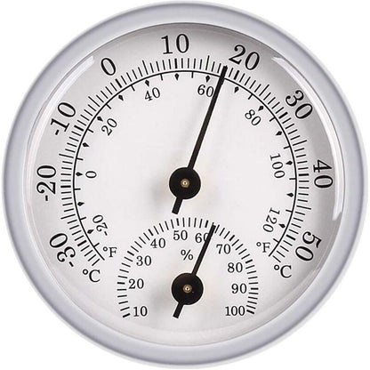 Hygrometer Thermometer, Humidity Sensor Monitor Detector Measurements, Analog Thermometer Used Indoor/Outdoor Patio.