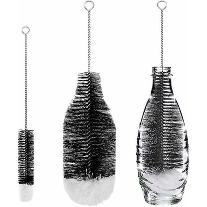 2 Pack Bottle Brush Cleaning Brushes Bottle Brush Advanced Cleaning For Glass Bottles Thermos Baby Bottles And Cups..