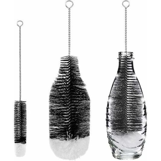 2 Pack Bottle Brush Cleaning Brushes Bottle Brush Advanced Cleaning For Glass Bottles Thermos Baby Bottles And Cups..