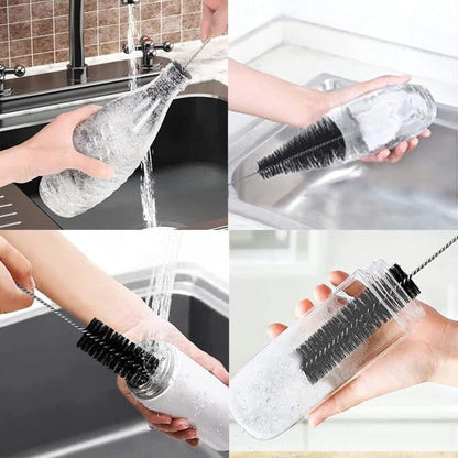 2 Pack Bottle Brush Cleaning Brushes Bottle Brush Advanced Cleaning For Glass Bottles Thermos Baby Bottles And Cups..